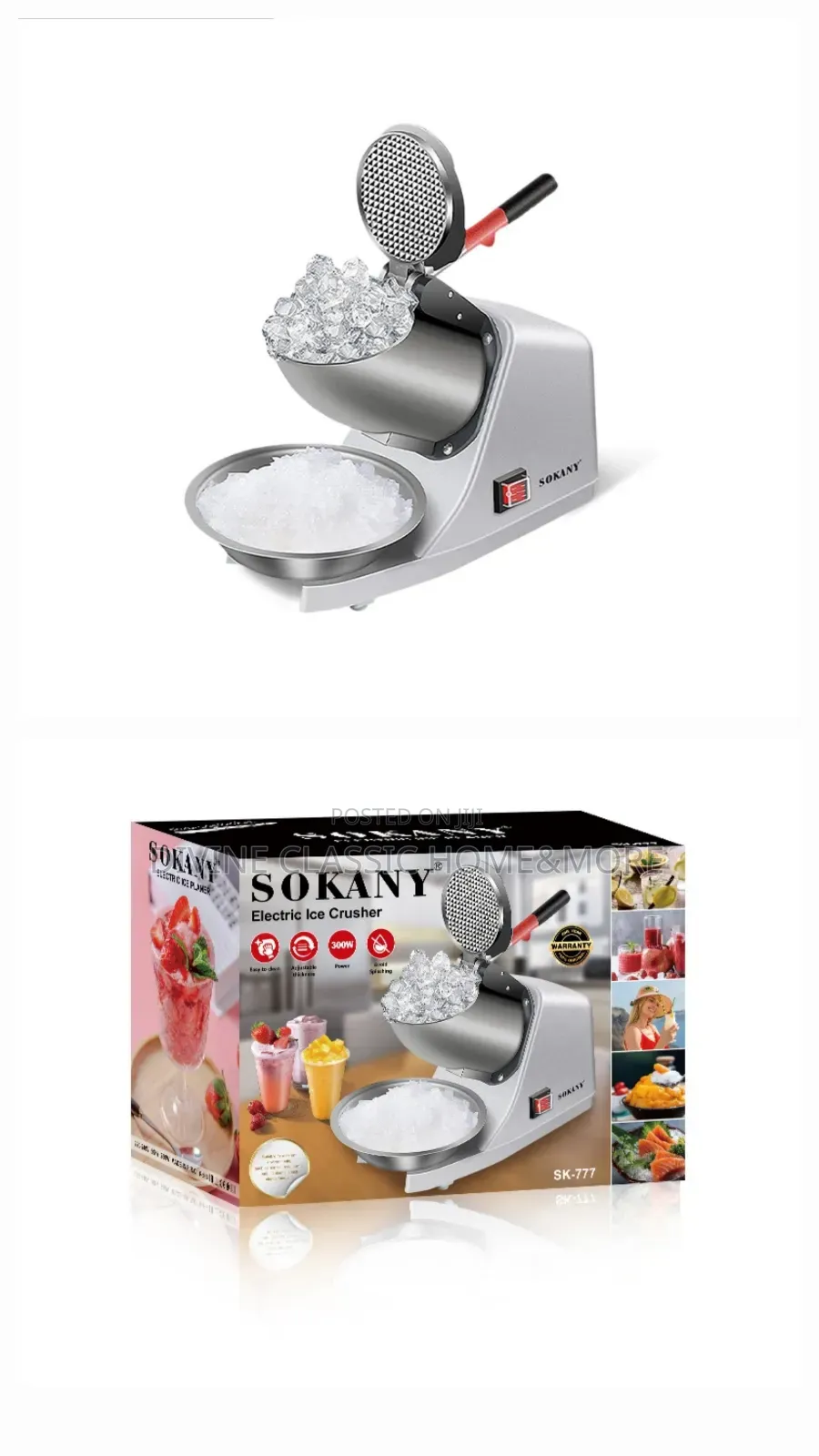 Sokany Sk-777 Grill Maker Crushing Ice Machine
