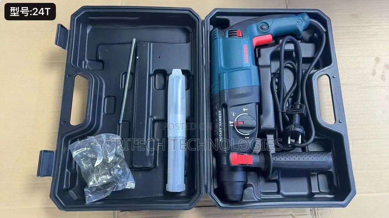 Drilling Machine Set Containing 5drill Bit With Chuck Attachment 24t