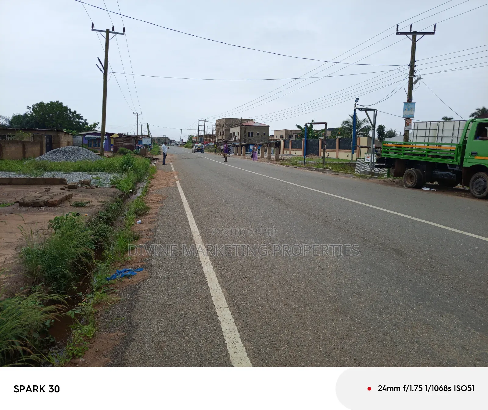 Roadside Highway 4 Plots at Ngleshie Amanfrom Just Before Kasoa