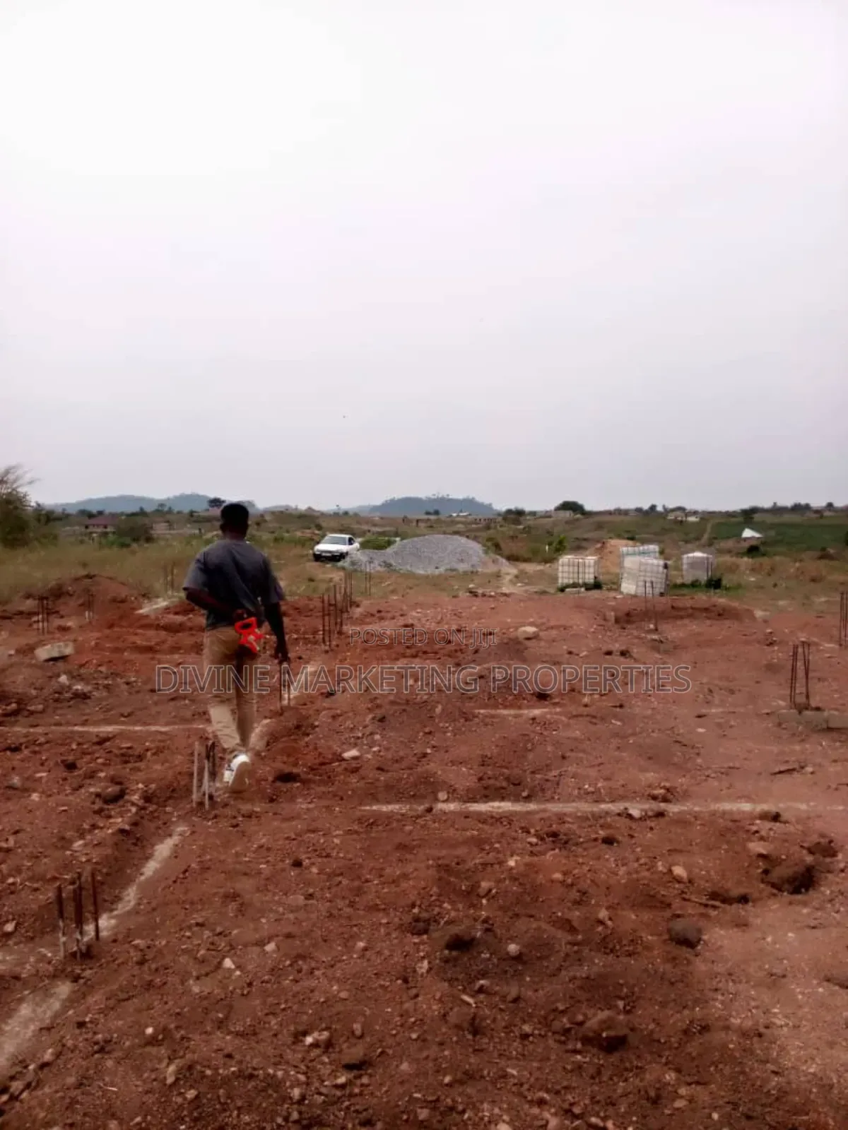 Storey Foundation With 3 Apartments of 4brm at Ofaakor Kasoa