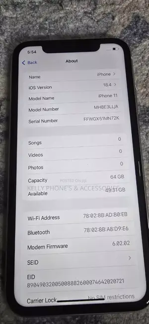 Apple iPhone 11 64 GB White