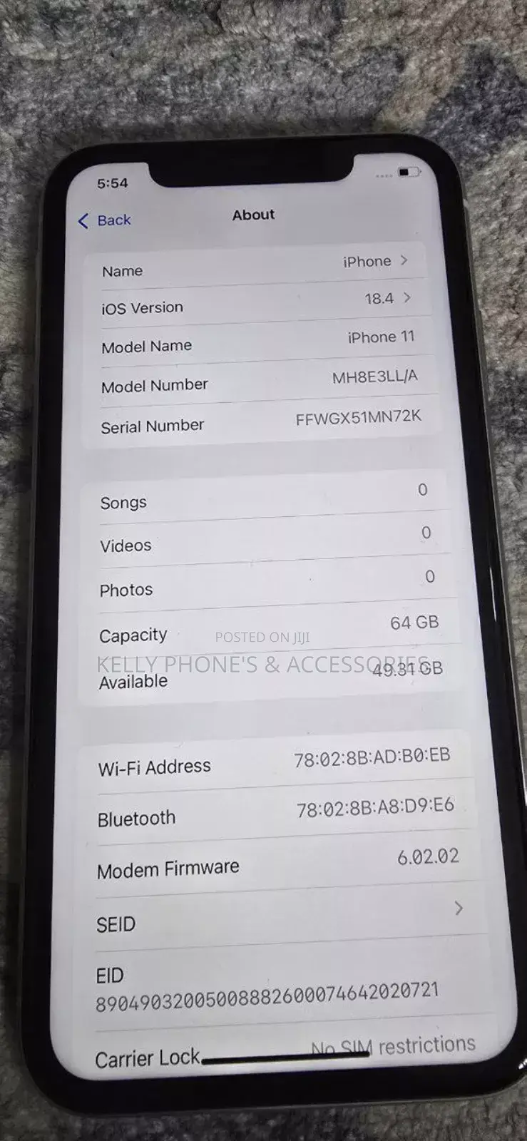 Apple iPhone 11 64 GB White