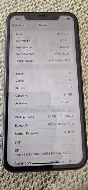 Apple iPhone 11 128 GB Black