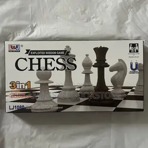 Plastic Chess, Checkers and Backgammon Set (Magnetic)