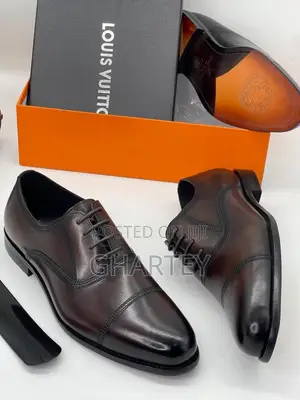 Louis Vuitton Executive Oxford – Timeless Elegance in Burnished Brown