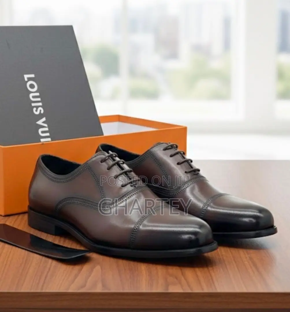 Louis Vuitton Executive Oxford – Timeless Elegance in Burnished Brown
