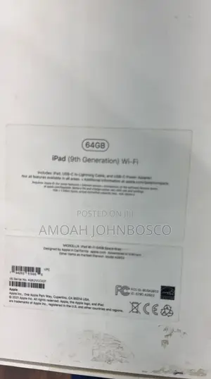 New Apple iPad 10.2 (2021) 64 GB Gray