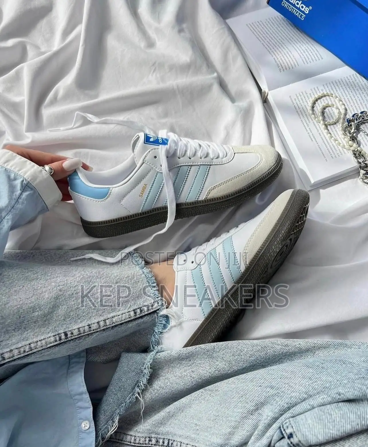 Adidas Samba Og Halo Blue