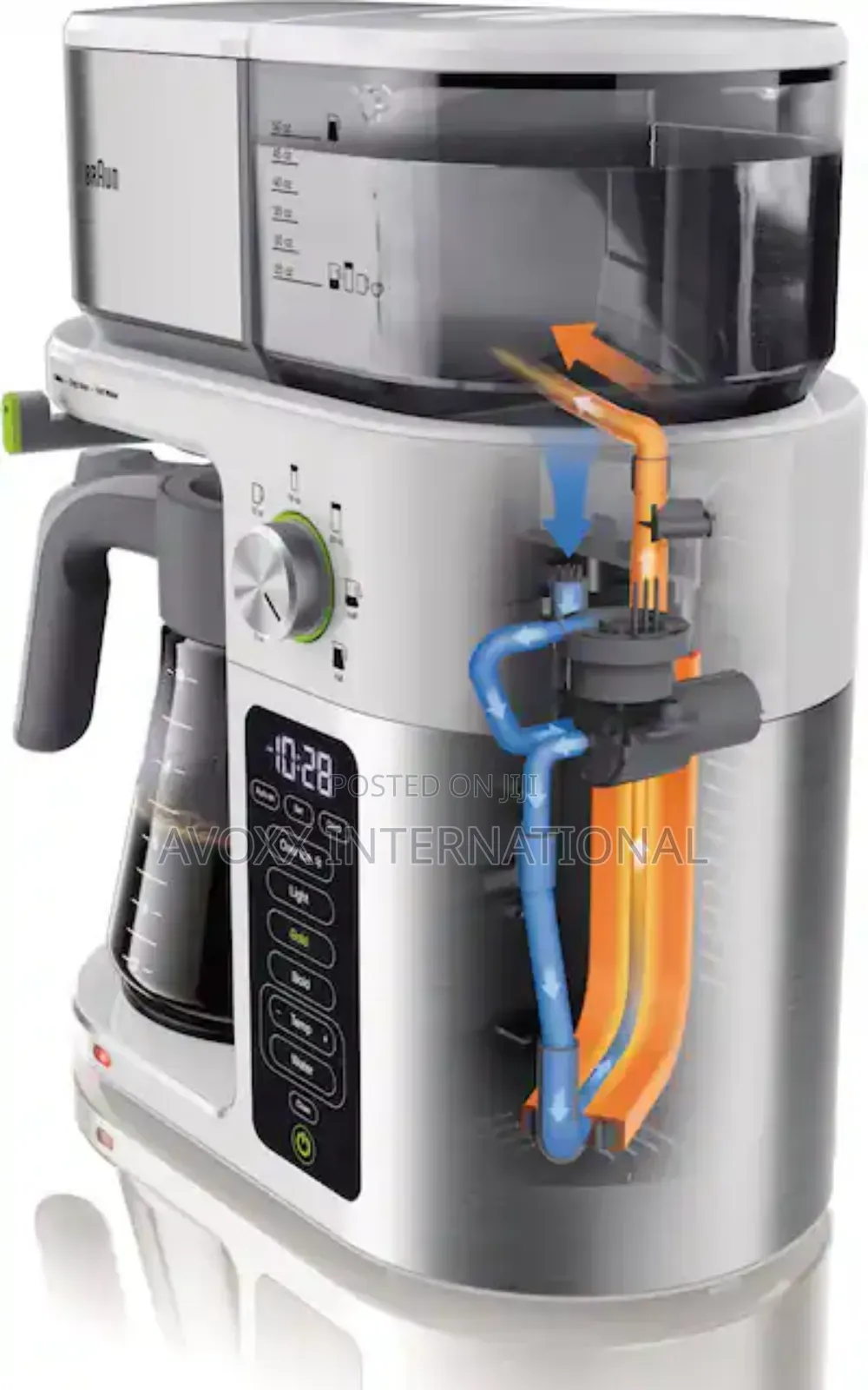 Braun Multiserve Plus 10-Cup Drip Coffee Maker -Hot Cold Kf 9150