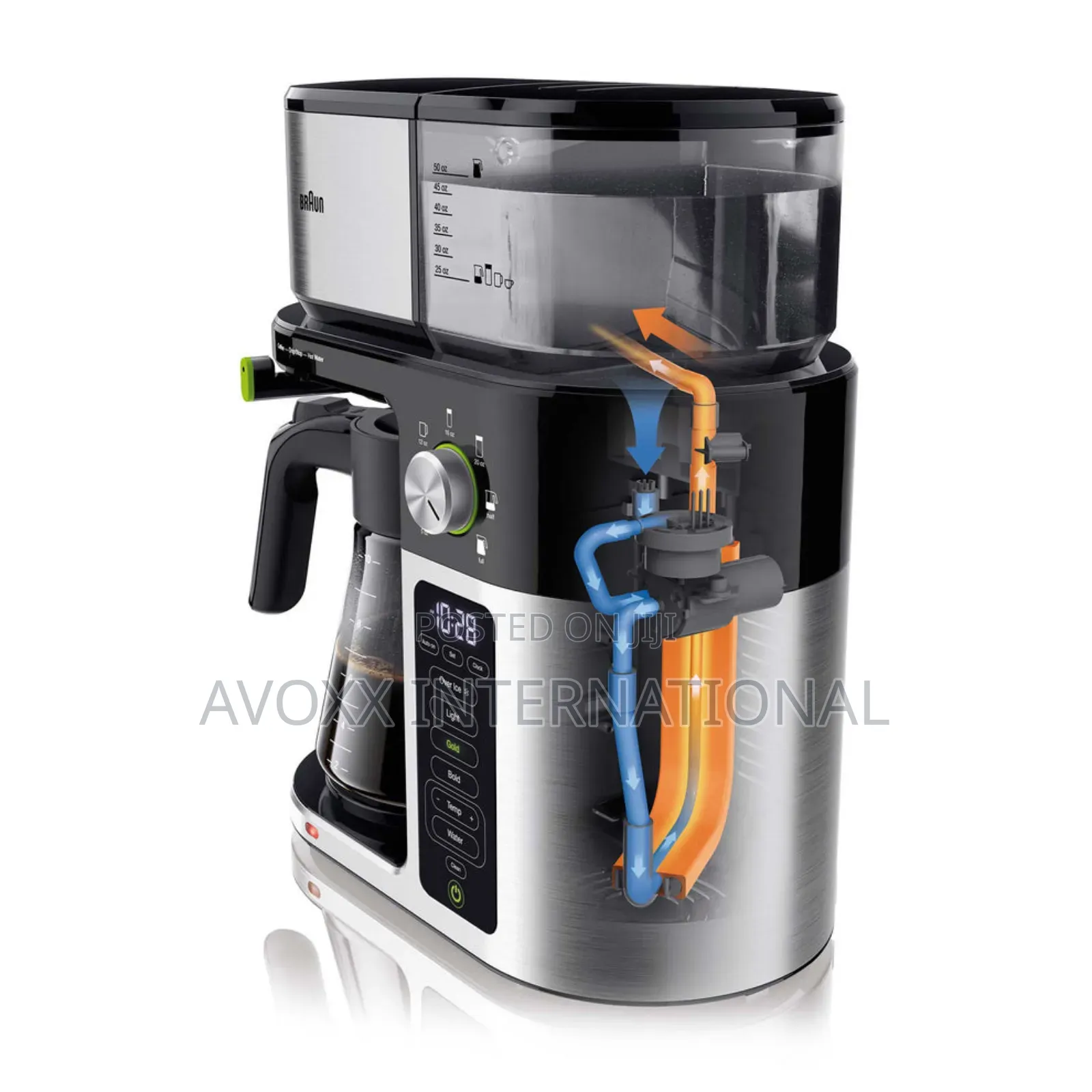 Braun Multiserve Plus 10-Cup Drip Coffee Maker -Hot Cold Kf 9150