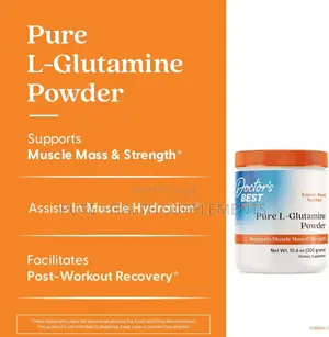 Pure L-Glutamine Powder, (300 G) for Stomach Ulcers and Gastritis