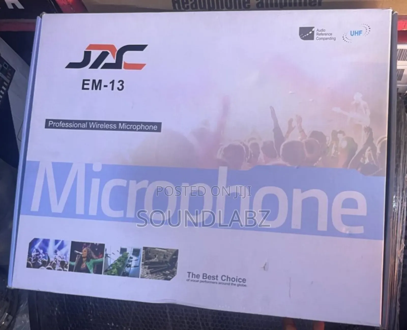 Jac Em-13 Hand And Lapel Professional Wireless Microphone.