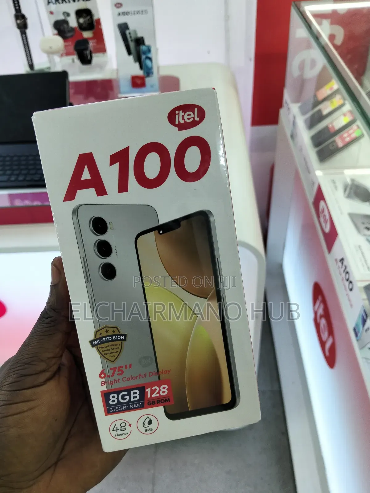 New Itel A100 128 GB Black