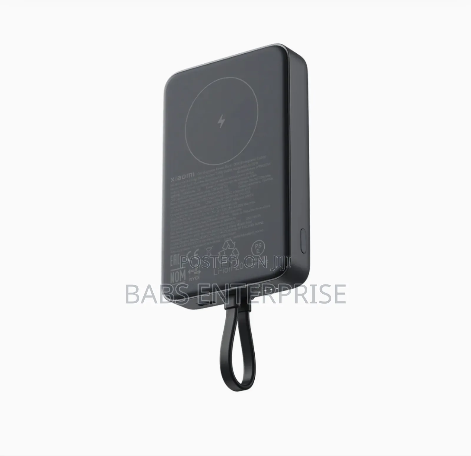 Xiaomi 33w Magnetic Powerbank 10000 (W/Cable)Gray