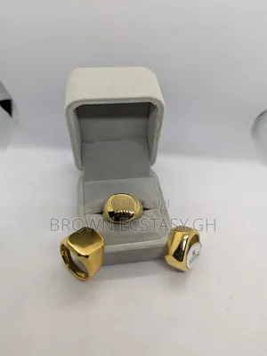 Glossy Plain Signet Rings