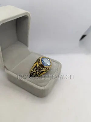 Sea Blue Stone Antique Ring