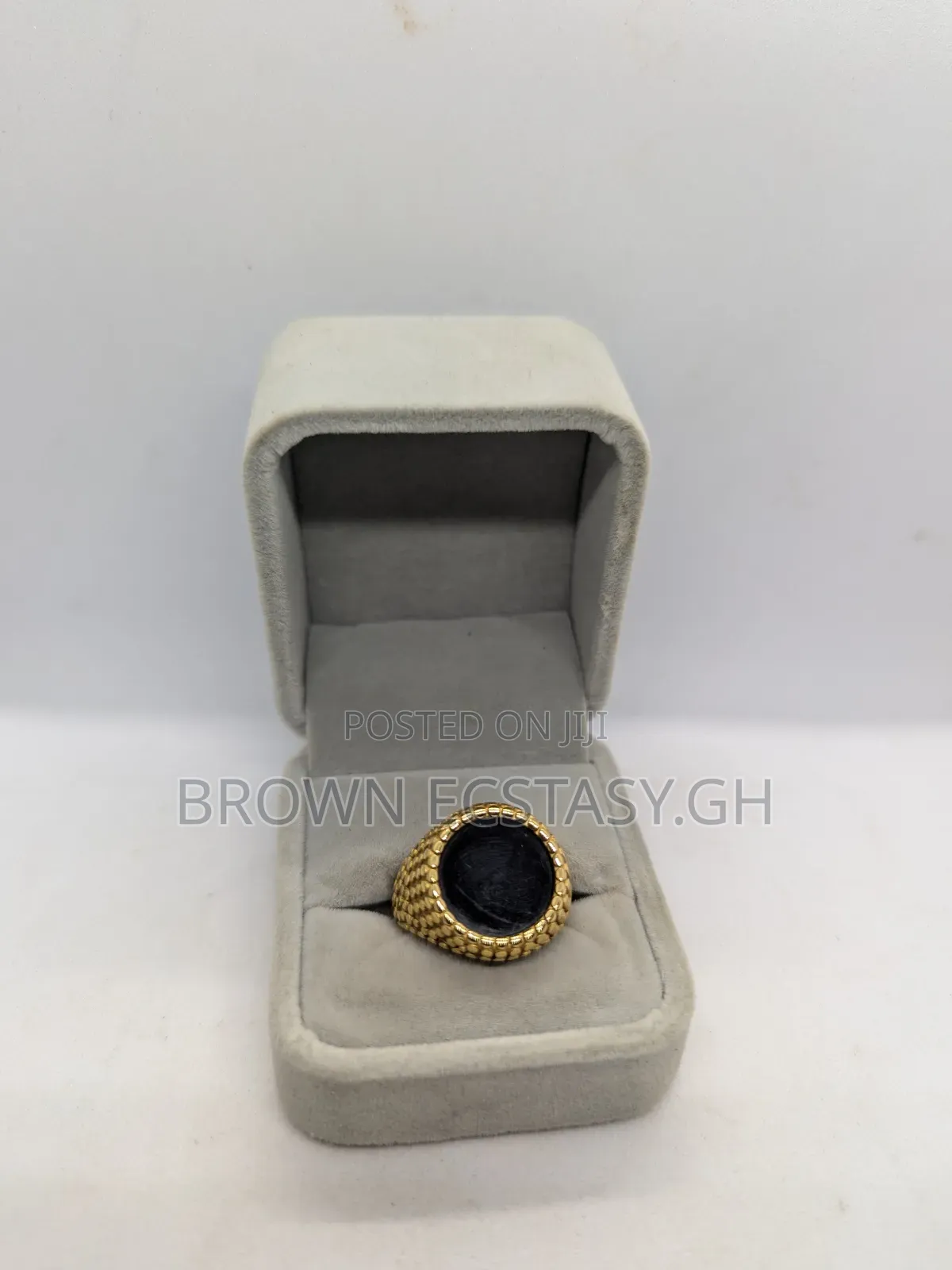 Round Black Stone Rings(Swipe for More Designs)