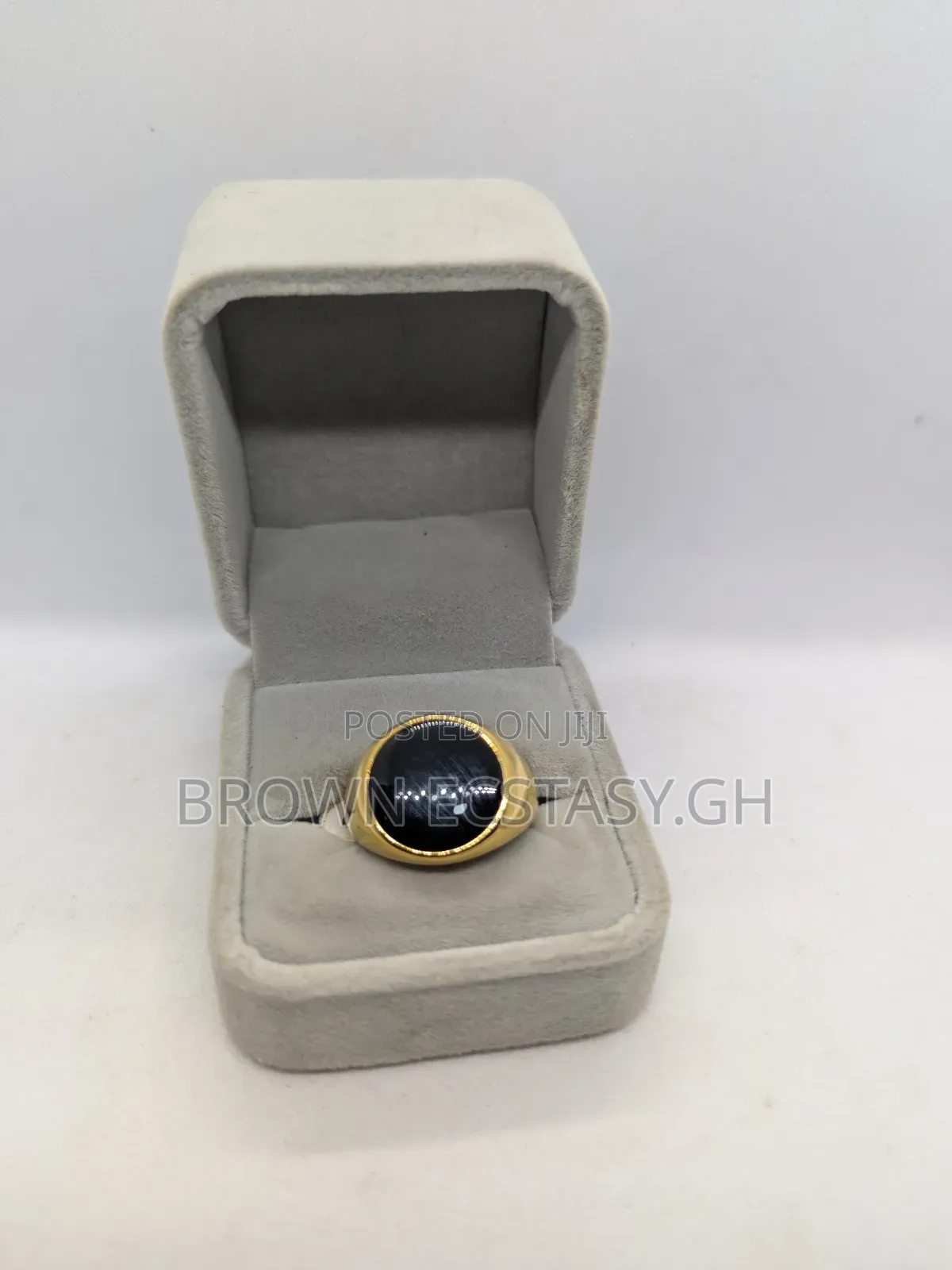 Round Black Stone Rings(Swipe for More Designs)