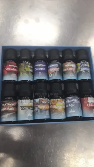 Essential Oil 12 Pieces in a Pack.10mls Each in a Bottle.