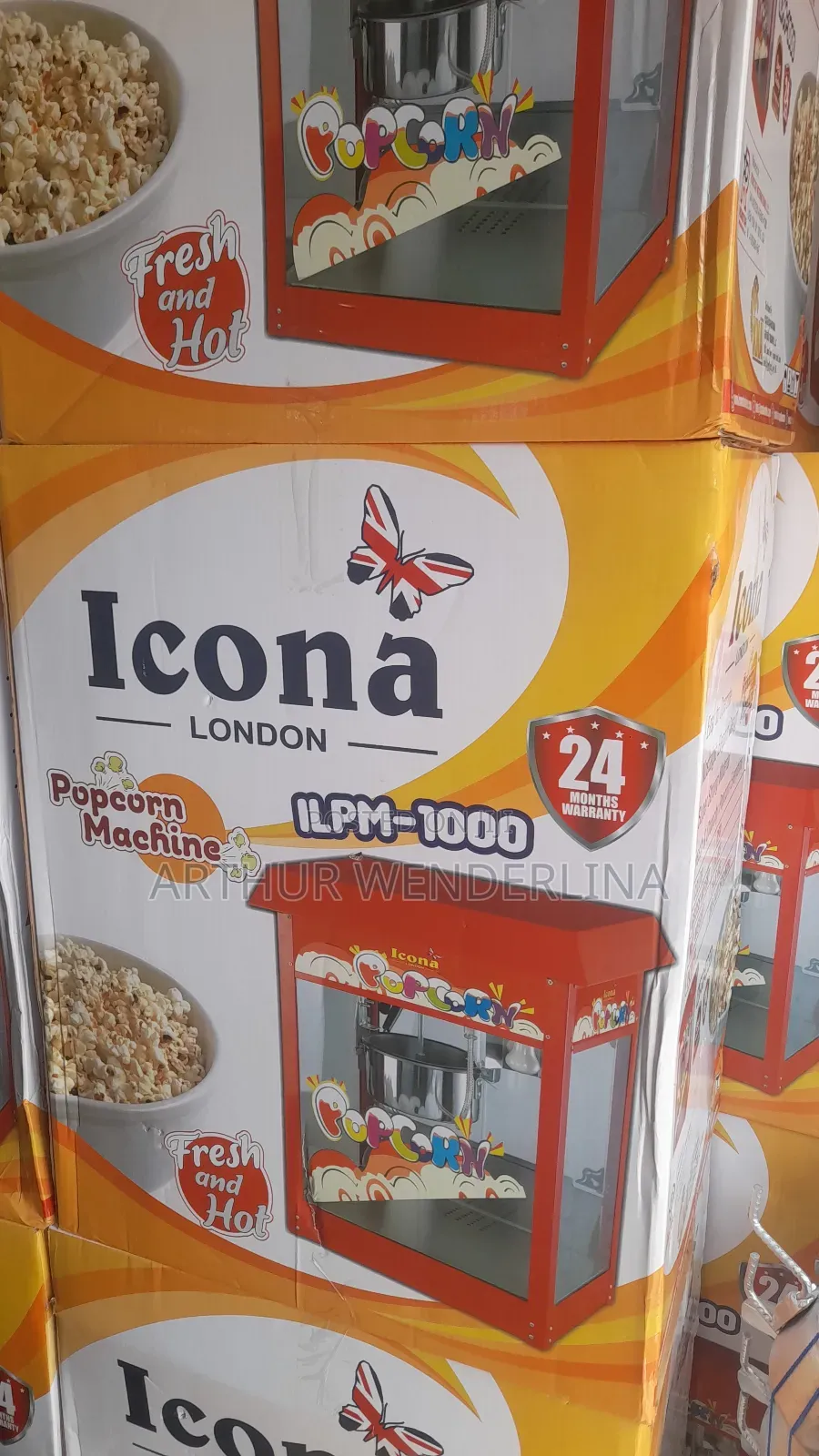 Icona London Foriegn Electric Popcorn Machine