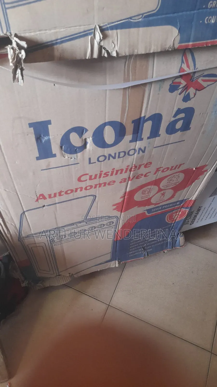 Icona Stove 60 by 60 .(4 Burner Gas)