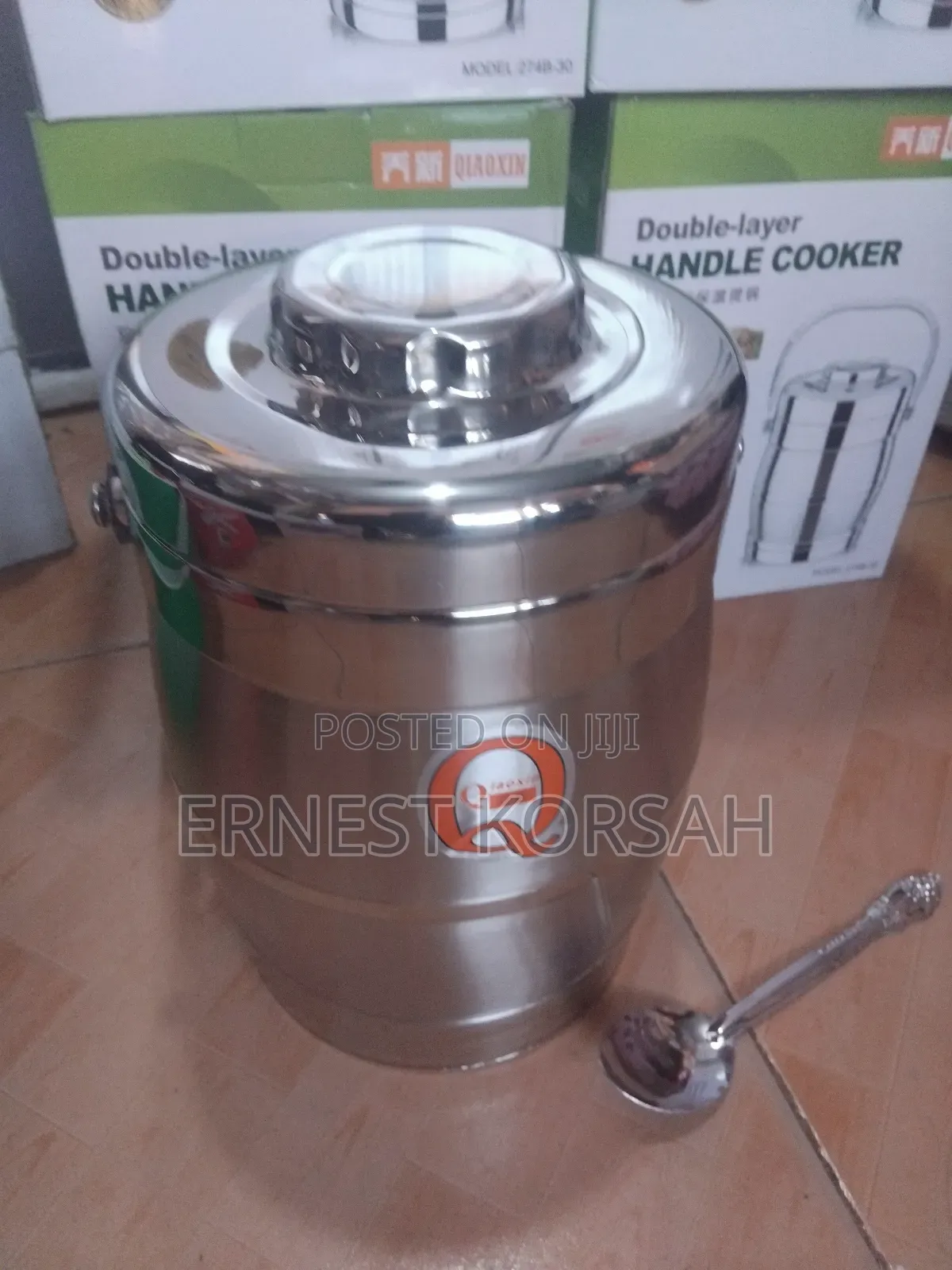 3l Stainless Steel Double Layer Handle Storage Insulator