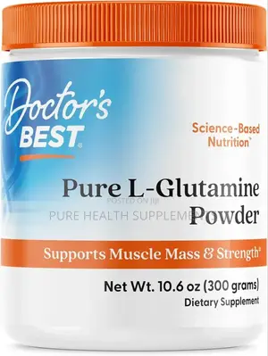 Pure L-Glutamine Powder, (300 G) for Stomach Ulcers and Gastritis