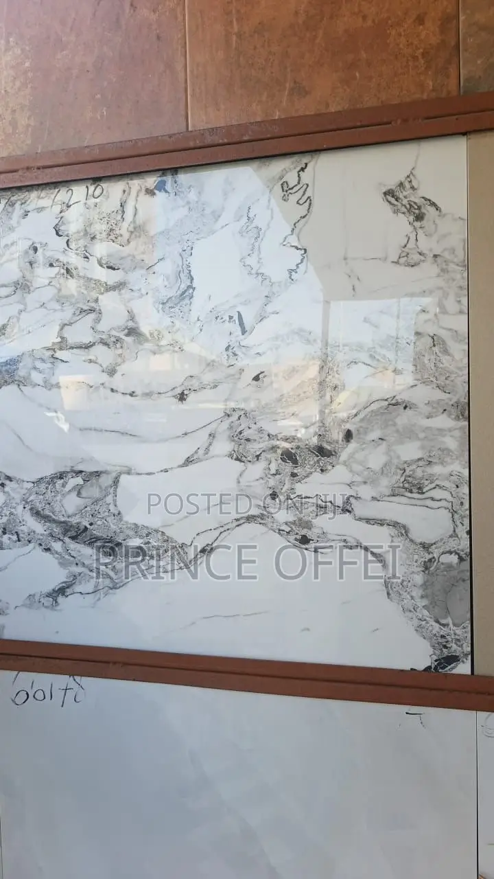 Made in Ghana *Twyford Polished Surface Tiles. 60/60cm, 4pcs in a Box
