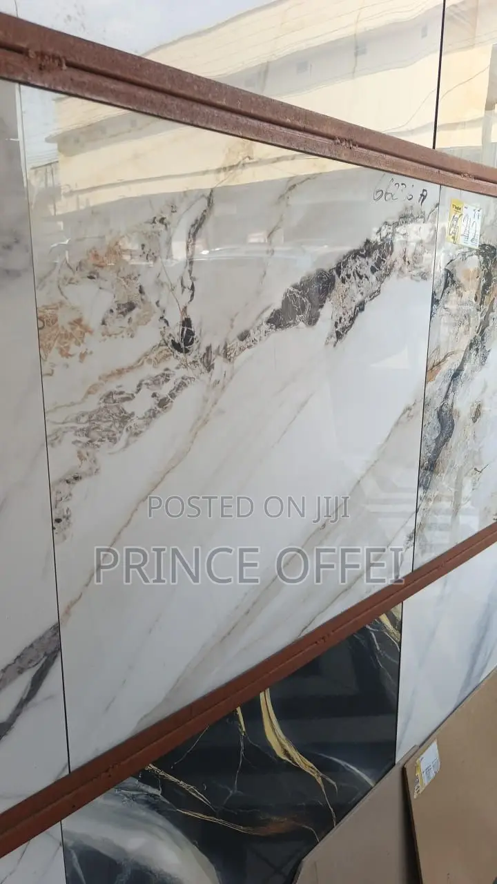 Made in Ghana *Twyford Polished Surface Tiles. 60/60cm, 4pcs in a Box