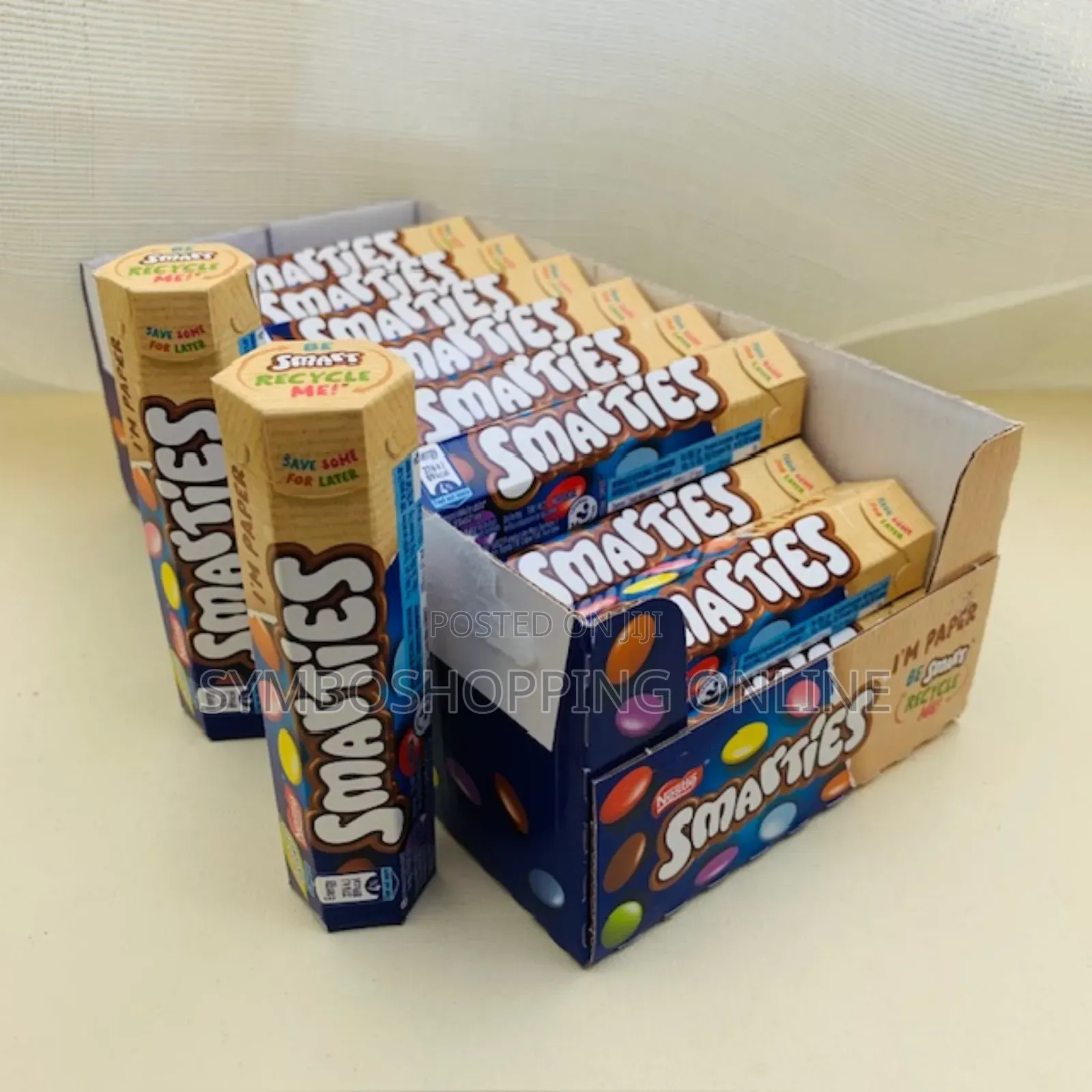 Smarties Milk Chocolate Tube 24pcs 38g