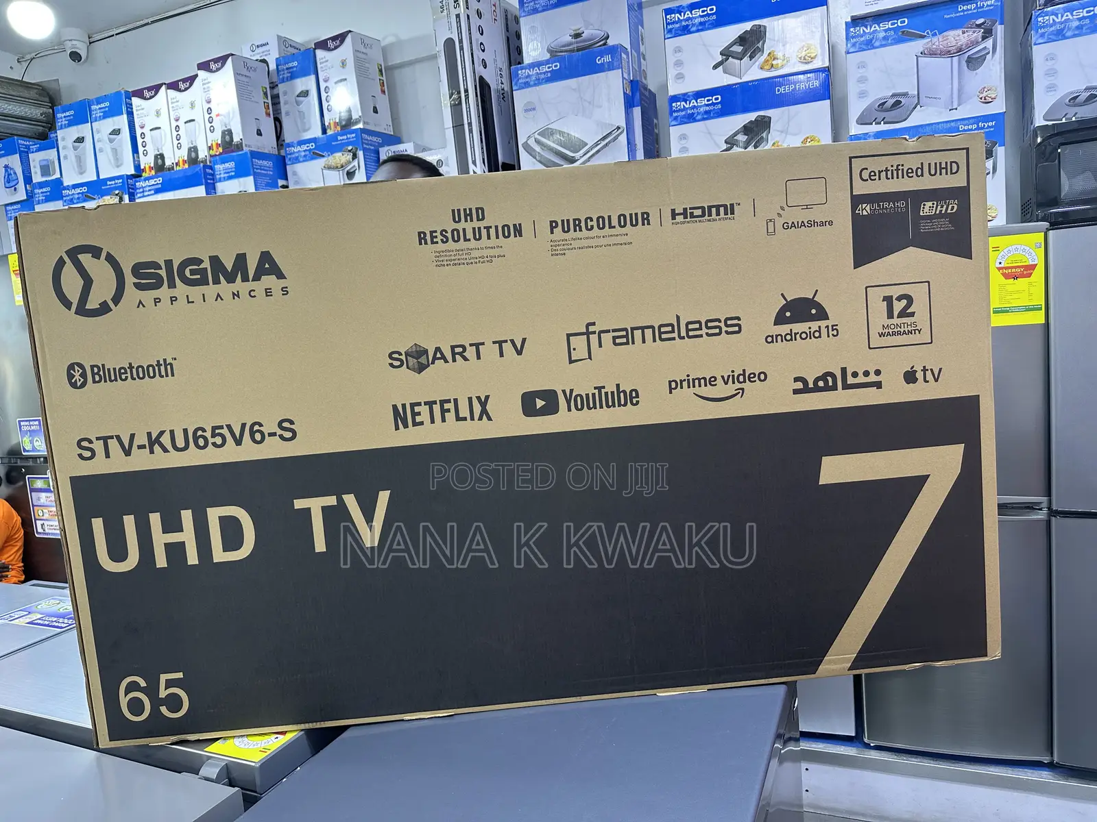 Sigma 65inches Uhd Smart Tv