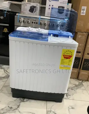 Elegant Nasco Washingmachine 8kg Topload Semiautomatic White