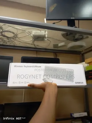 Wireless Mouse & Full Keyboard
