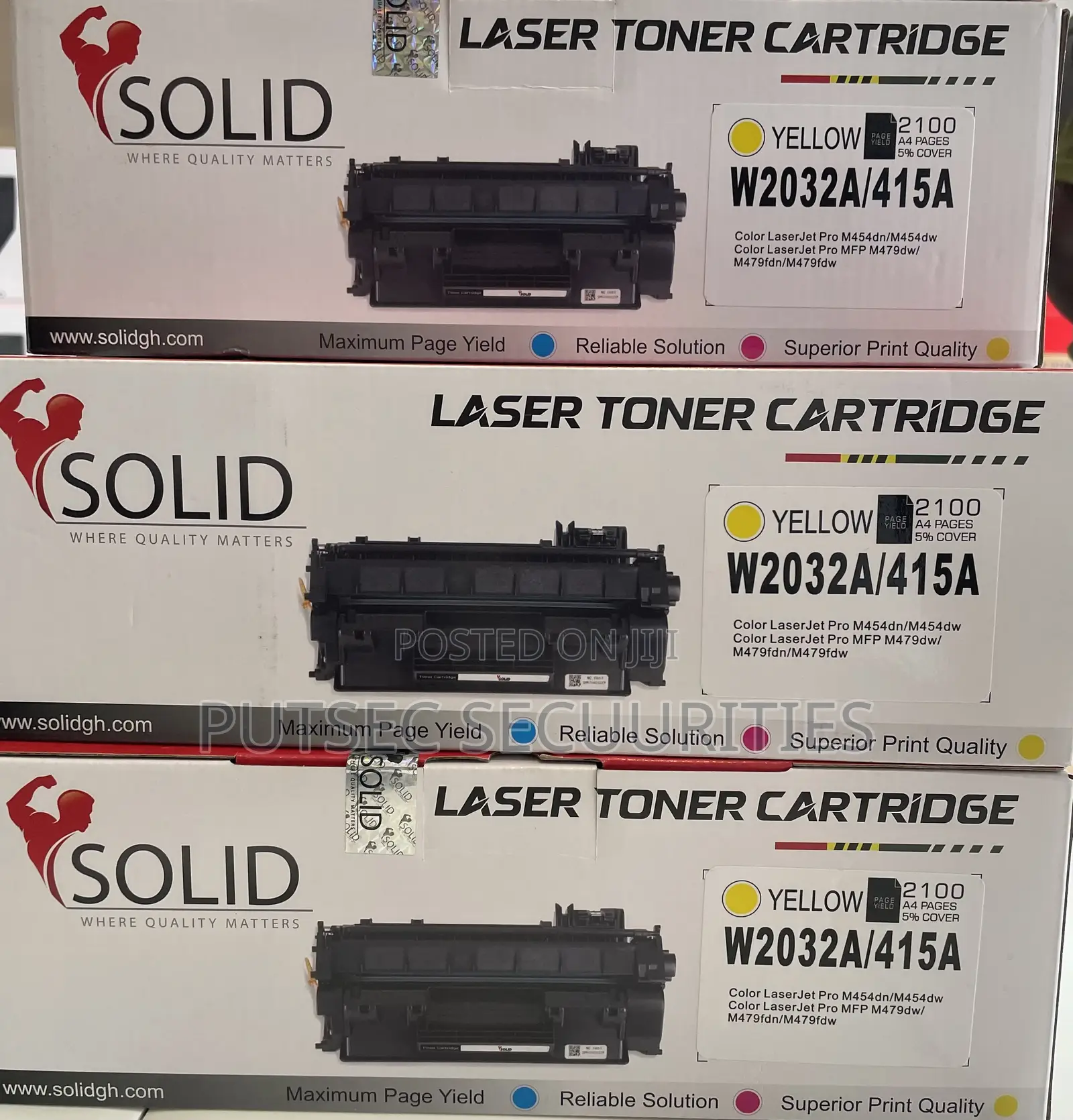 415a Laser Toner Cartridge Yellow Color