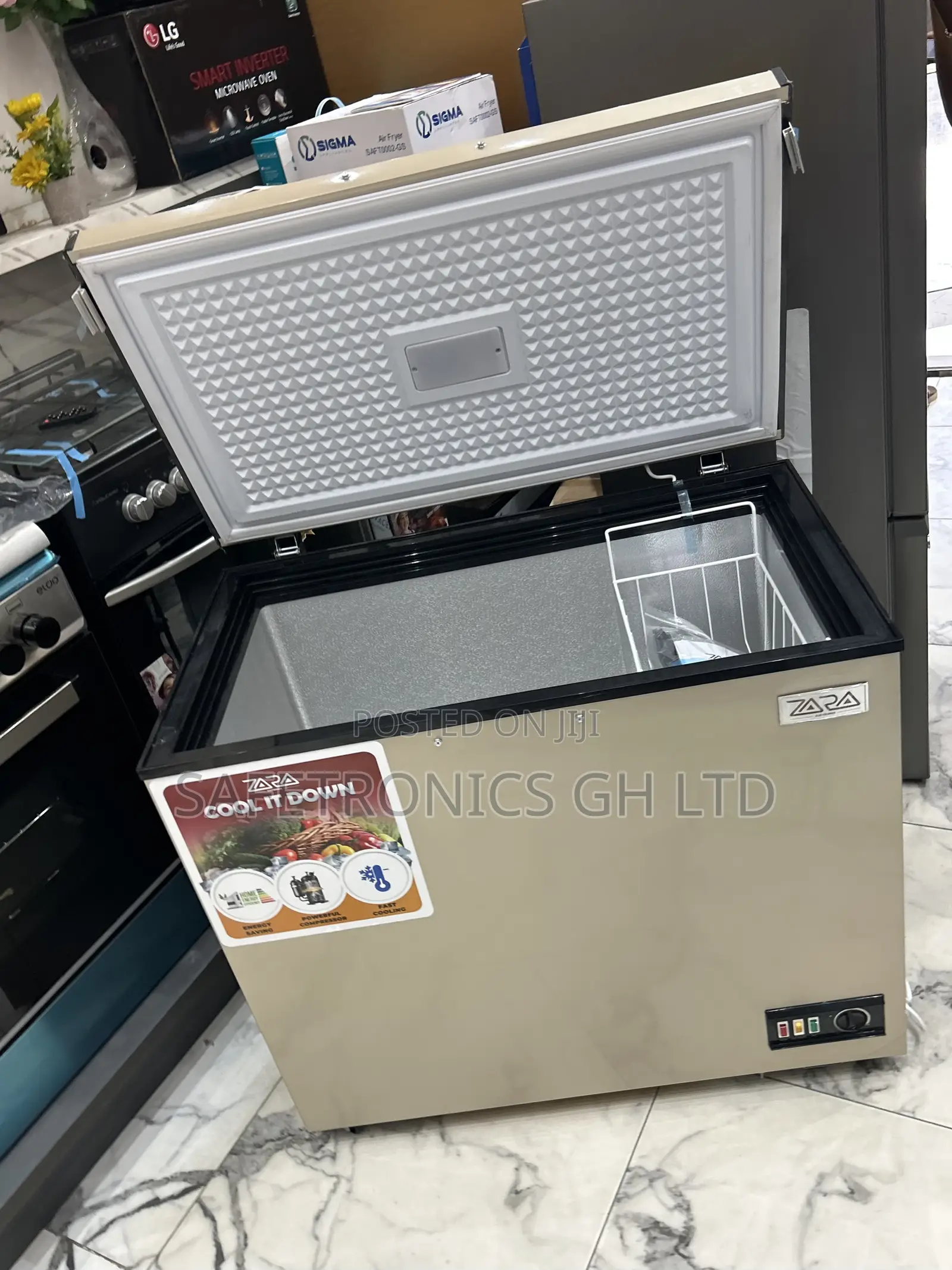 Shop Lastest 238l Freezer Zara 1 Door Net Gold Lock and Key