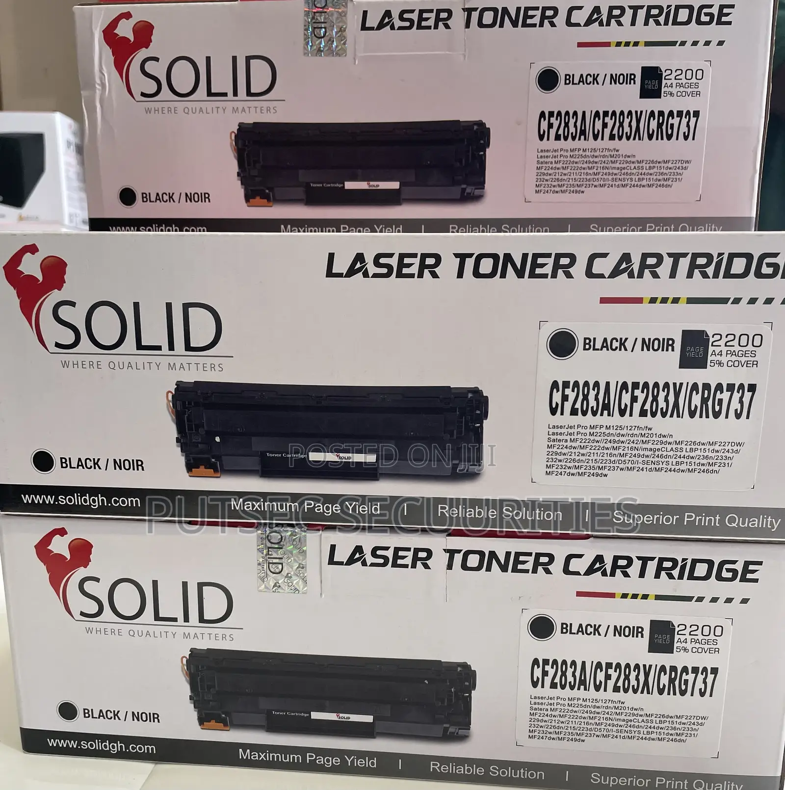 83a Laser Black Toner Cartridge (Cf283a/Cf283x/Crg737 Toner)
