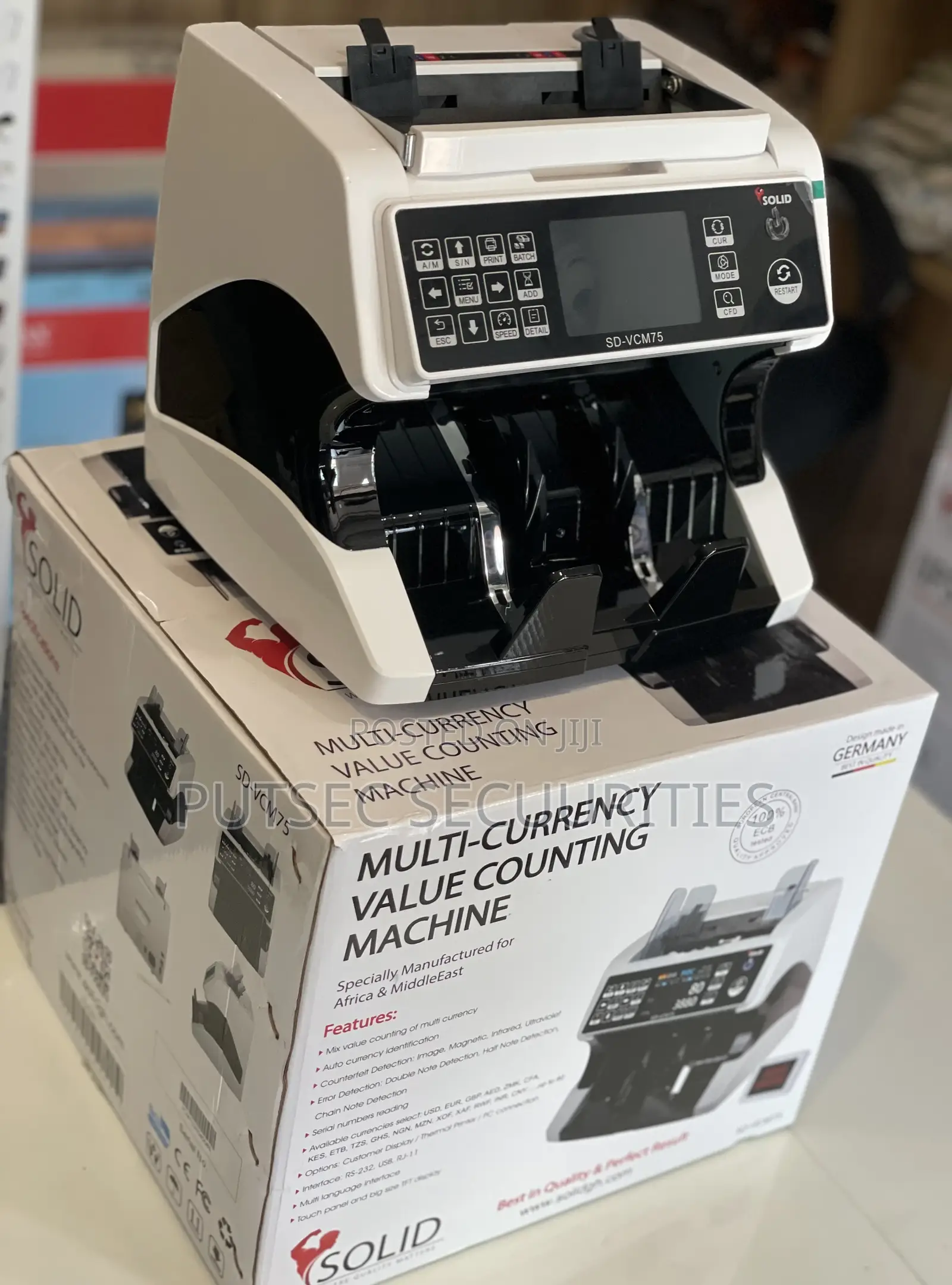 Multi Currency Money Counting Machine With Value Counting