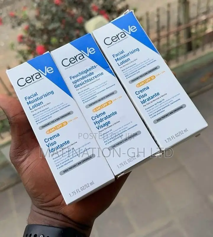 Cerave Am Facial Moisturizing Lotion With 30 SPF Uva and Uvb