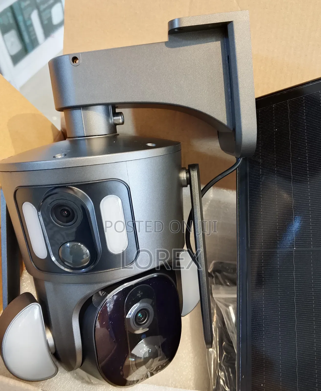 Solar 4g Camera Dual Lens PTZ (Ubox App) 2 Way Talk Ai Human Detector