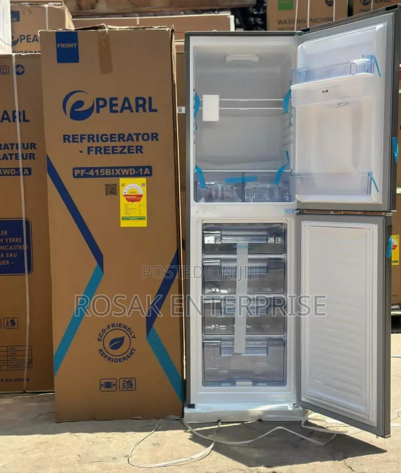 Pearl 246liters Double Door With Dispensers