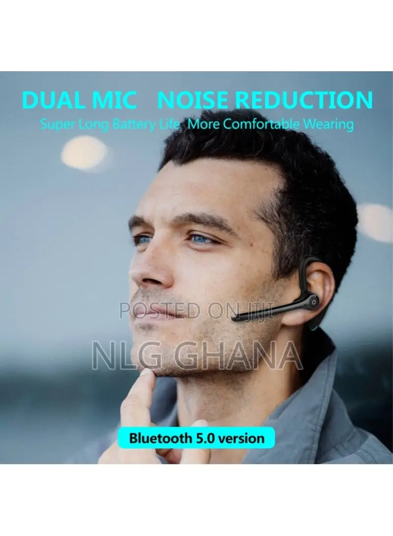 Noise Canceling Bluetooth 5.0 Wireless Hands-Free Earphone. Tvx6429