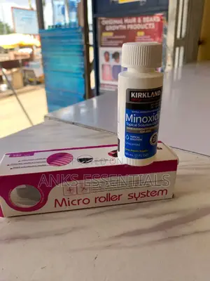 Kirkland and Roller Combo for Fast Hair Growth
