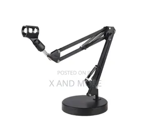 Round Base Desk Top Arm Stand For Microphones