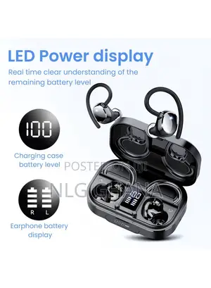 TWS Earphones With Power Bank Function Ear Hook Bluetooth. Tvx27061