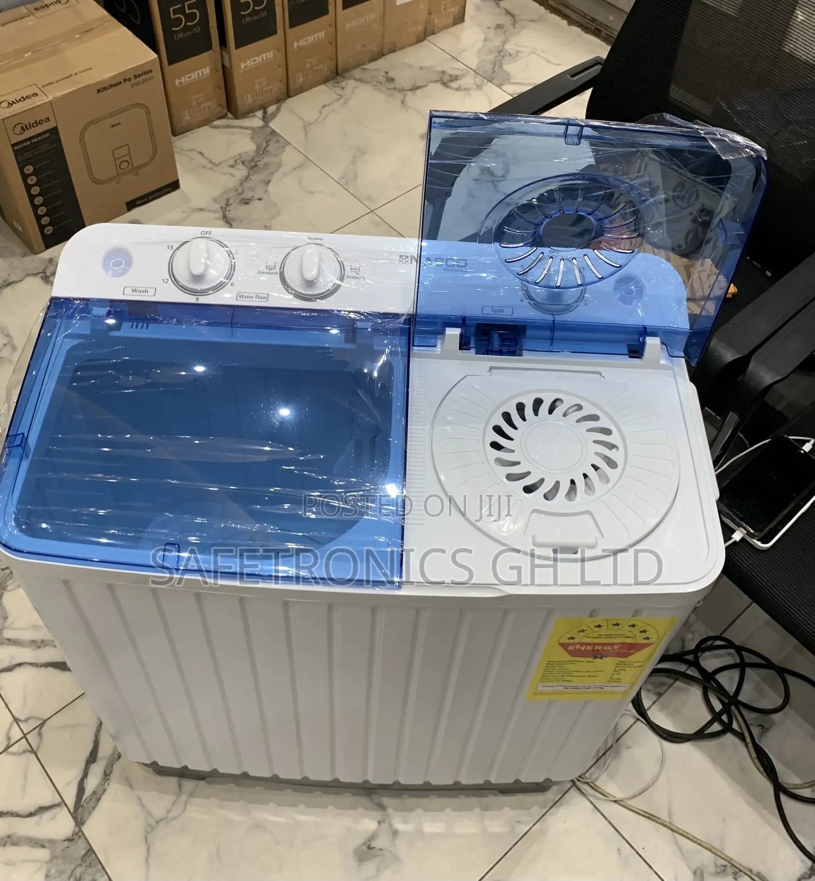 New Efficiency Topload Semiautomatic 7kg Nasco Washingmachine