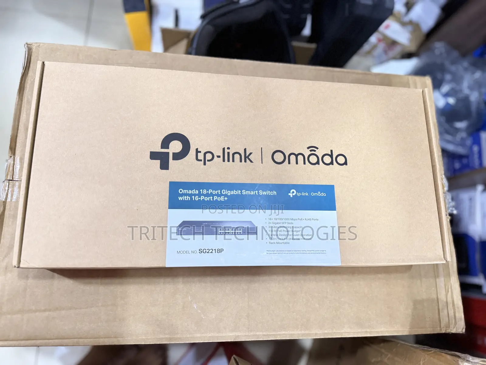 Tp-link 16 Port Poe Gigabit Smart Manage Switch Omada 18-port Sg2218p