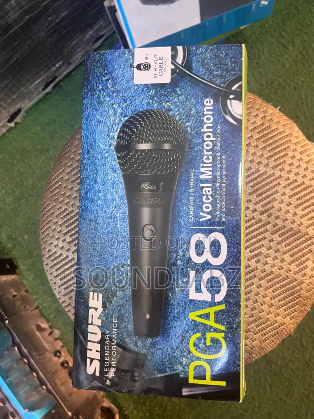 Shure Pga58 Cardioid Dynamic Vocal Microphone.