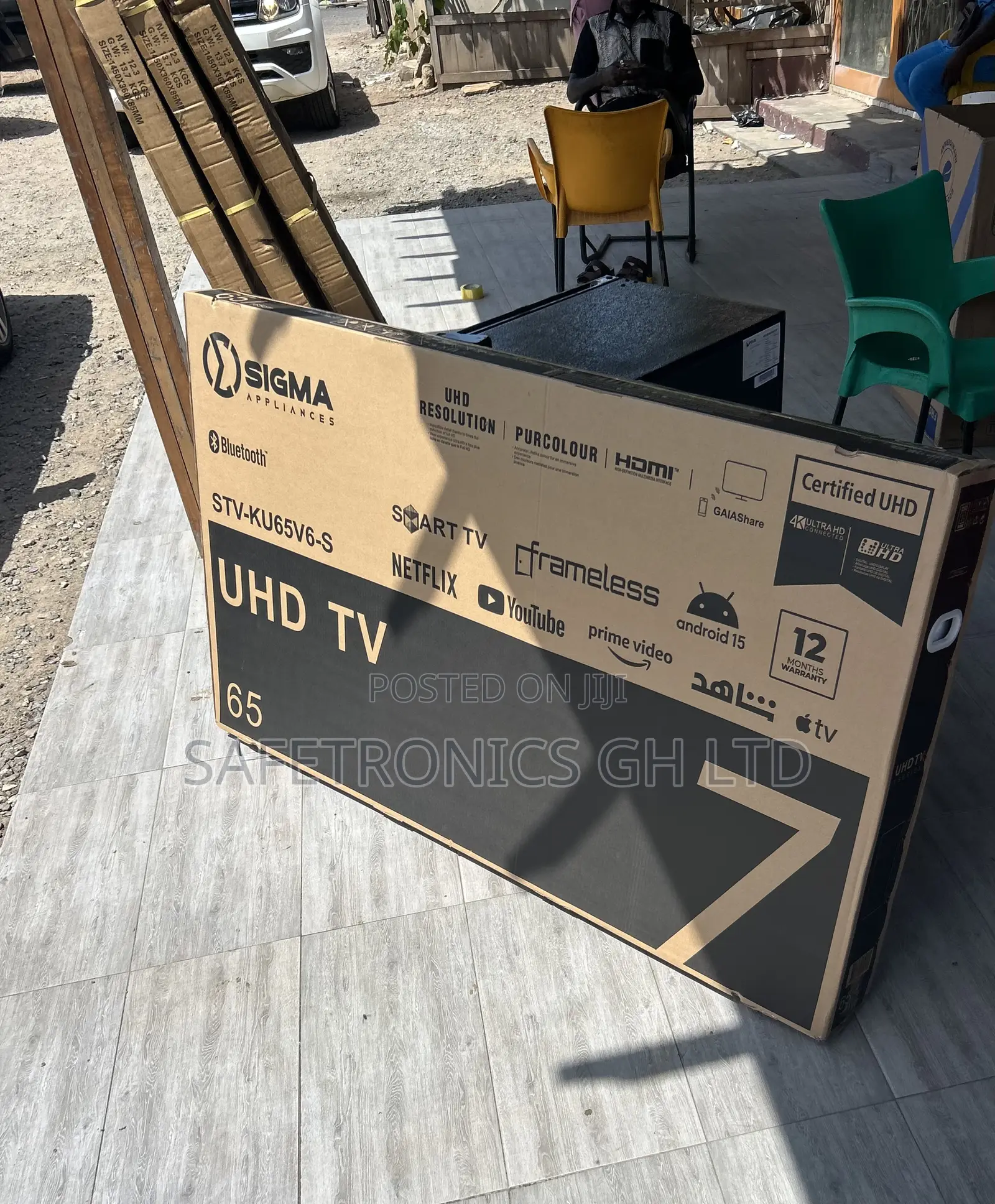 Sigma 65 Inch Led Smart Digital Satellite Android Tv