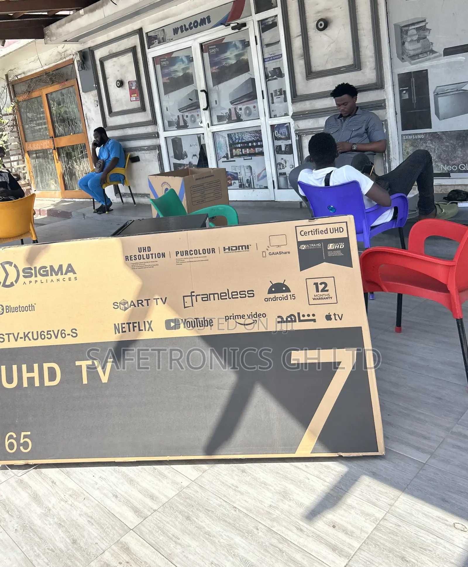 Sigma 65 Inch Led Smart Digital Satellite Android Tv