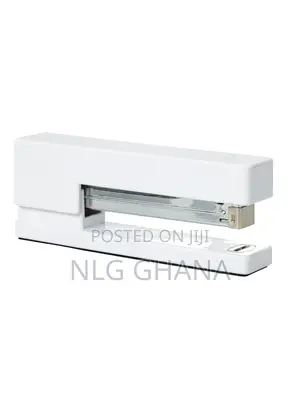 Modern White Desk Stapler - Heavy-Duty Metal Office Stapler. Ghx6271
